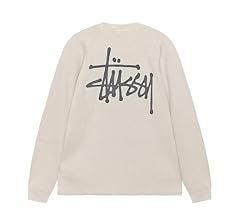 Amazon | [ステューシー] ベーシックロゴ サーマル長袖Tシャツ